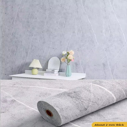 3D Thicken Self-Adhesive Thermal Insulation Wallpaper Linen Plain Color Decor Wall Stickers Renovation Anti-Collision Wallpaper