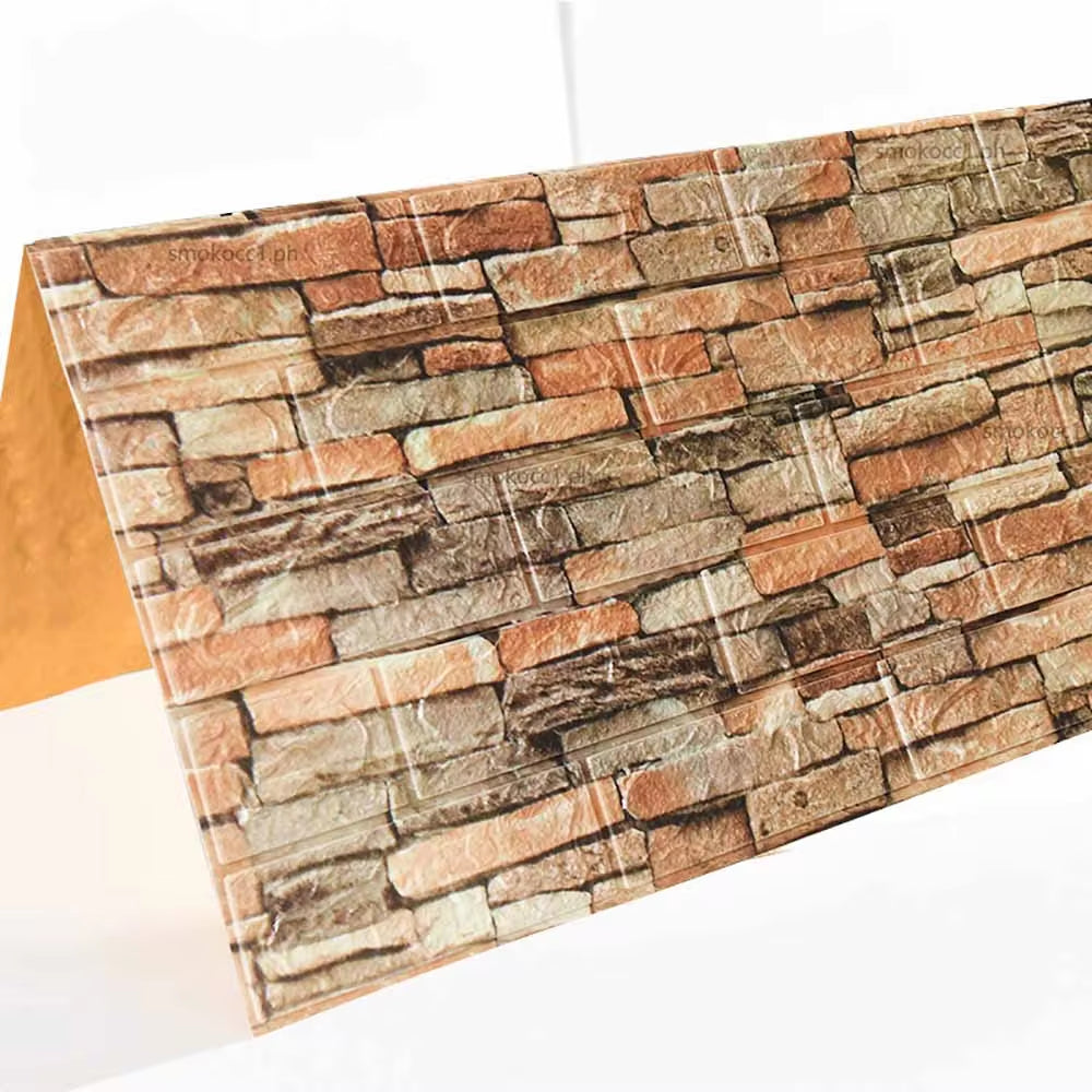 1-30Pcs 77*70/35*30Cm 3D Wall Sticker Imitation Brick Bedroom Home Decor Waterproof Self-Adhesive DIY Wallpaper for Living Room