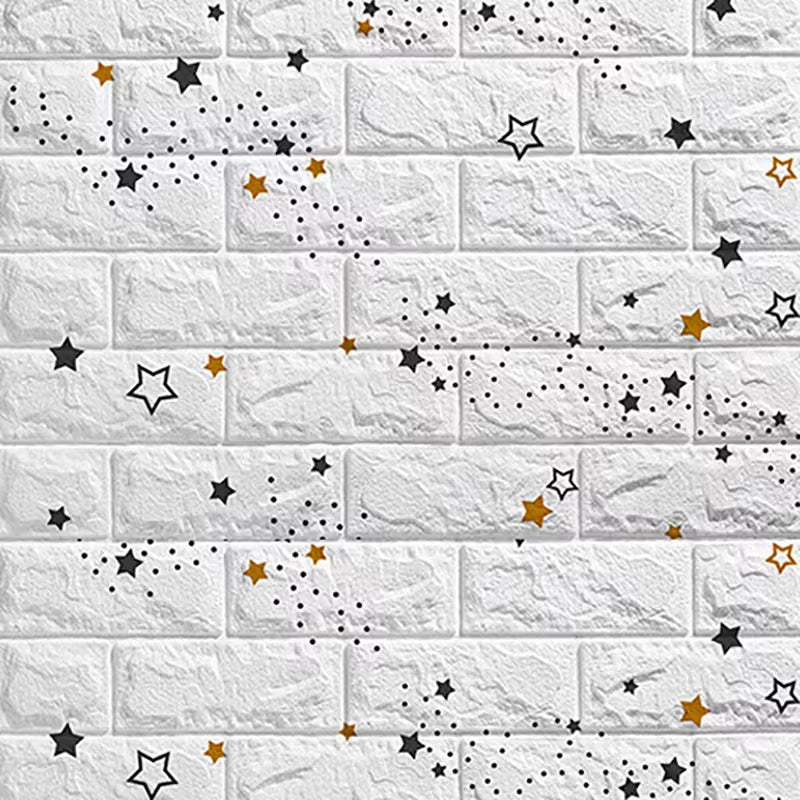 1-30Pcs 77*70/35*30Cm 3D Wall Sticker Imitation Brick Bedroom Home Decor Waterproof Self-Adhesive DIY Wallpaper for Living Room