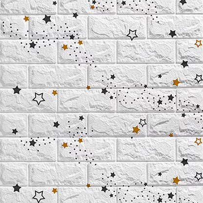 1-30Pcs 77*70/35*30Cm 3D Wall Sticker Imitation Brick Bedroom Home Decor Waterproof Self-Adhesive DIY Wallpaper for Living Room