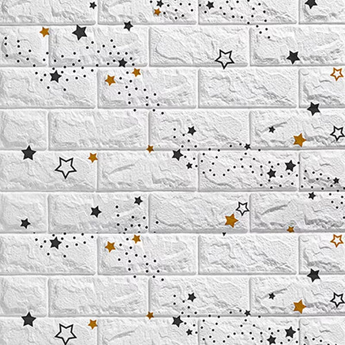1-30Pcs 77*70/35*30Cm 3D Wall Sticker Imitation Brick Bedroom Home Decor Waterproof Self-Adhesive DIY Wallpaper for Living Room