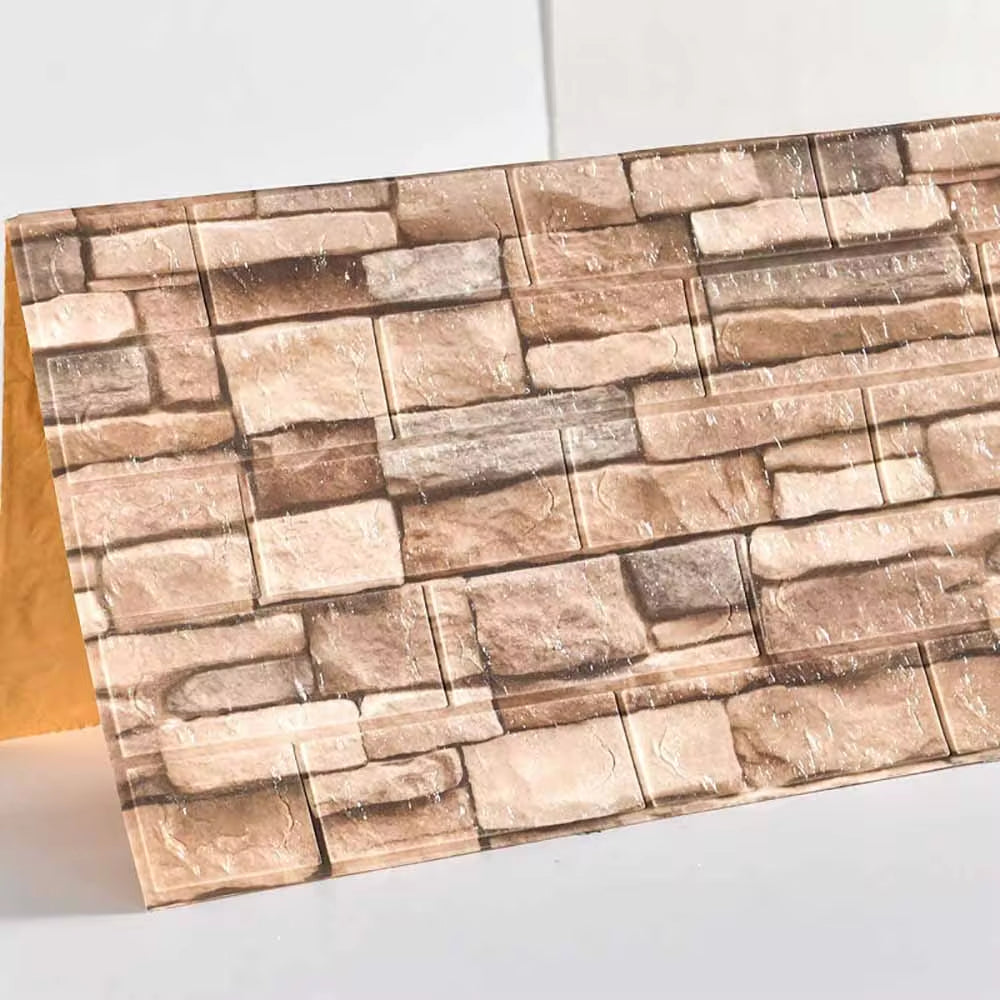 1-30Pcs 77*70/35*30Cm 3D Wall Sticker Imitation Brick Bedroom Home Decor Waterproof Self-Adhesive DIY Wallpaper for Living Room